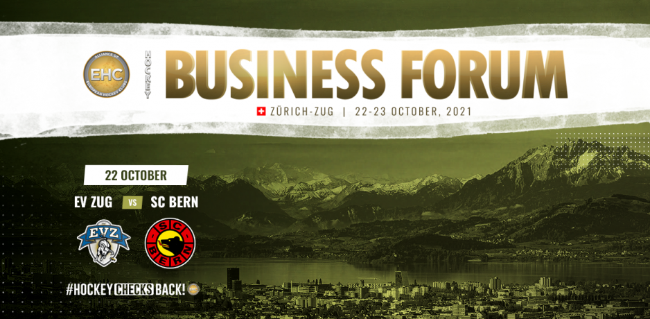 Hockey Checks Back! Business Forum in Zug