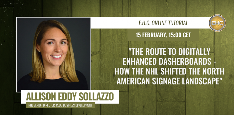 ONLINE TUTORIAL: Digitally Enhanced Dasherboards: How the NHL shifted the signage landscape