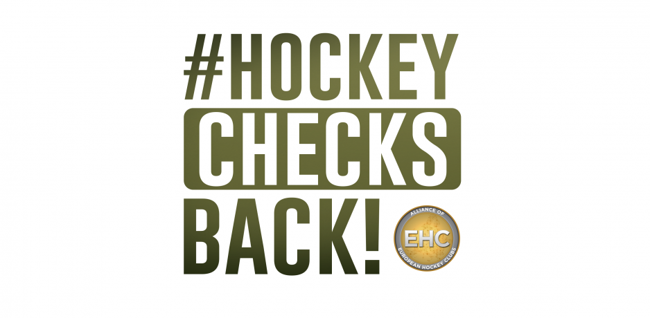 #HockeyChecksBack! E.H.C. marks return to ice with own tagline